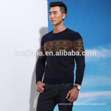 good cashmere men's jacquard sweater